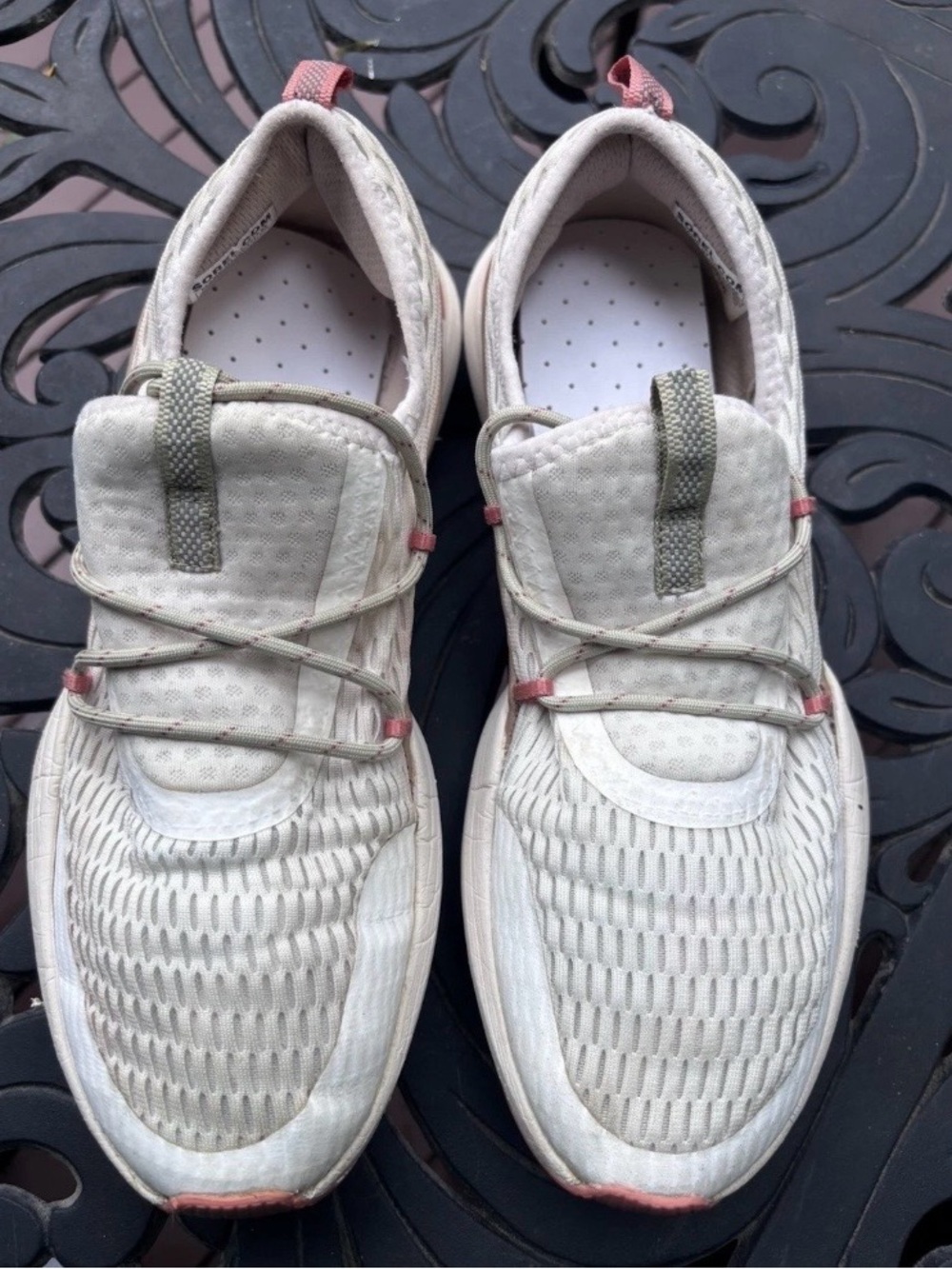 SOREL Size 9 Cream Pink Sneakers Travel Walking Athleisure Shoes